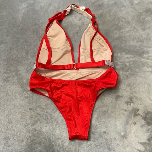 Victoria's Secret Red Plunge One Piece - Picture 7 of 8